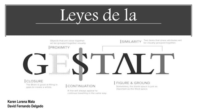Las leyes de la gestalt