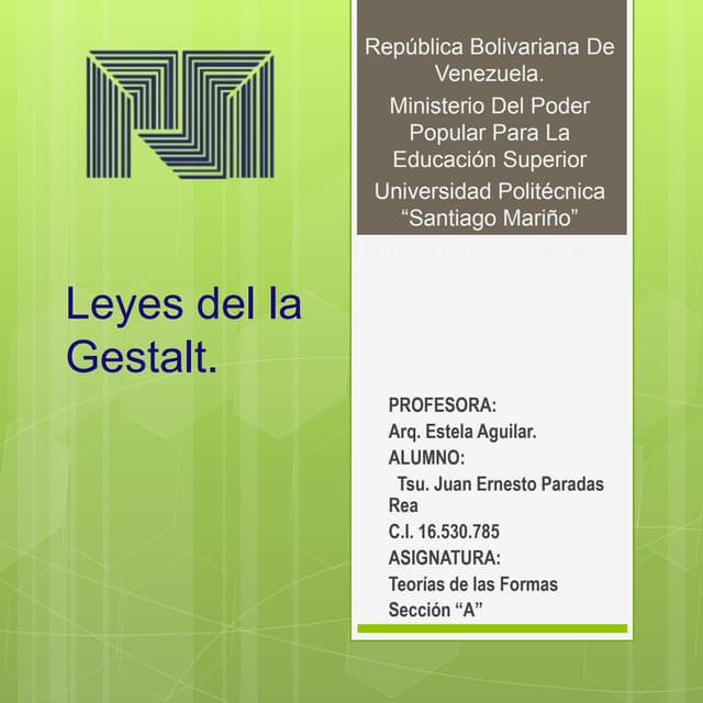 Leyes del la gestalt