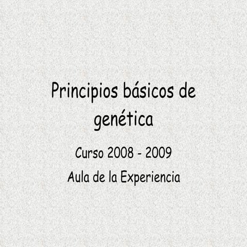 Leyes de mendel en power point