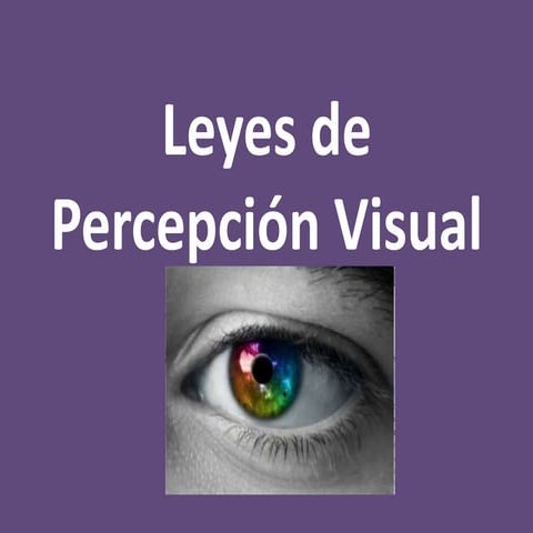 Leyes de percepción visual