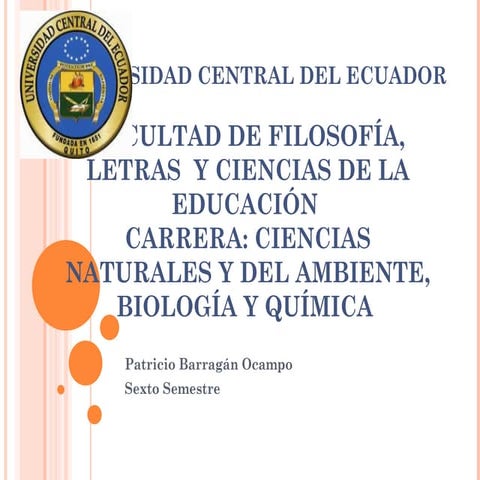 Leyes fundamentales de química por patricio barragán 
