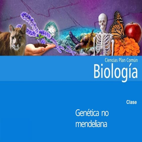 LEYES NO MENDELIANAS, conceptos base y necesarios para el estudio de la genet...