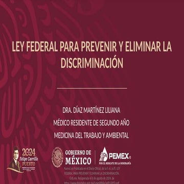 Ley Federal para Prevenir y Eliminar la Discriminación.pptx