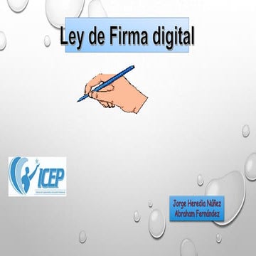 Ley firma digital