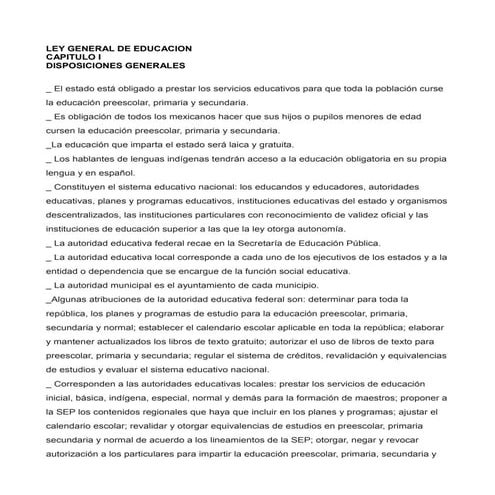2. ley general de educación | PDF