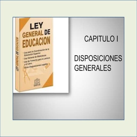 Capitulo 3 ley general de educación | PDF