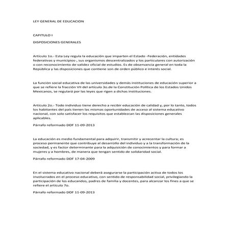Ley general de educ | DOC