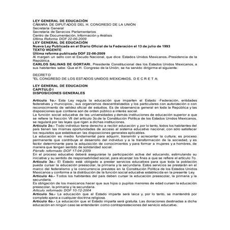 Ley general de educ | DOC