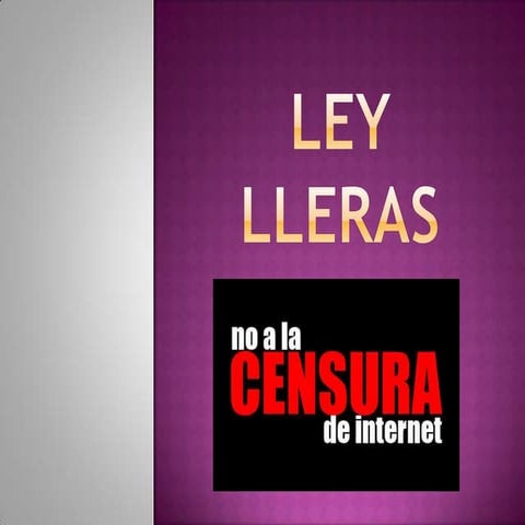 LEY LLERAS
