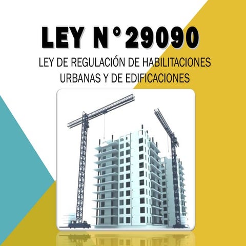 Ley N°29090 ART. ° 14