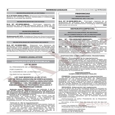 LEY Nº30830_LALEY.pdf,zonificacion region junin