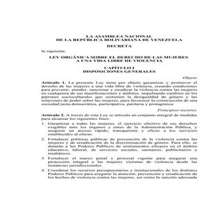 LEY ORGANICA SOBRE EL DERECHO DE LA...