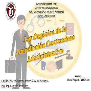 Ley organica de la jurisdiccion contencioso administrativo