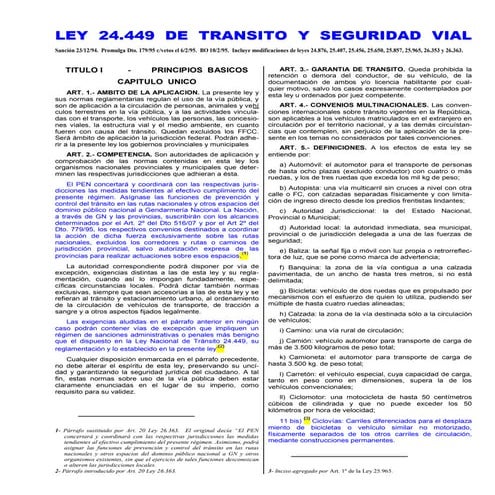 Ley TySV 24449 actualizada 26363