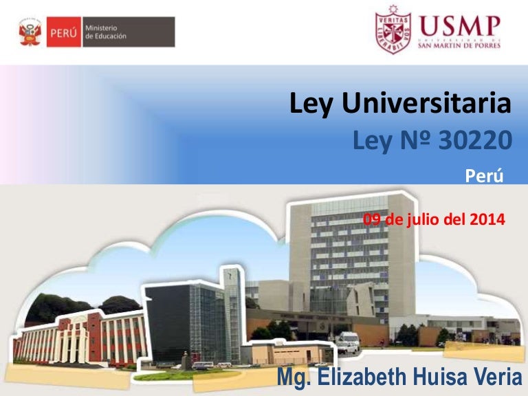 Ley universitaria del Perú 30220