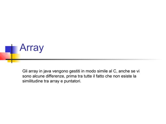 Java lezione 2