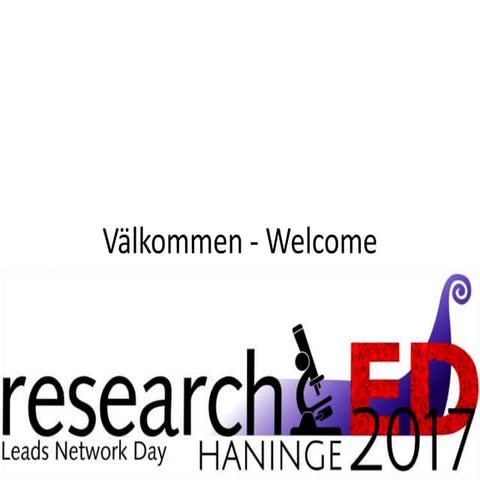 7 ingredients for learning new stuff (ResearchED Haninge) #rEDHan