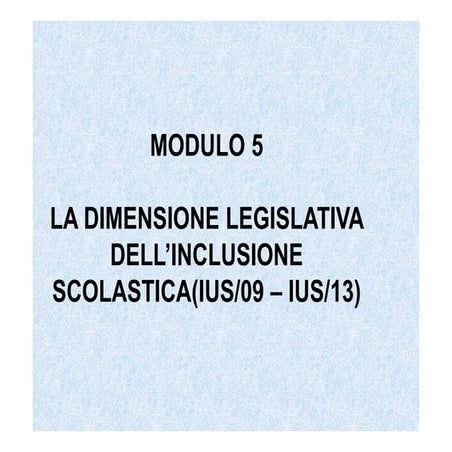 67+68 M5C3 Lezione 1. le fasi dell integrazione