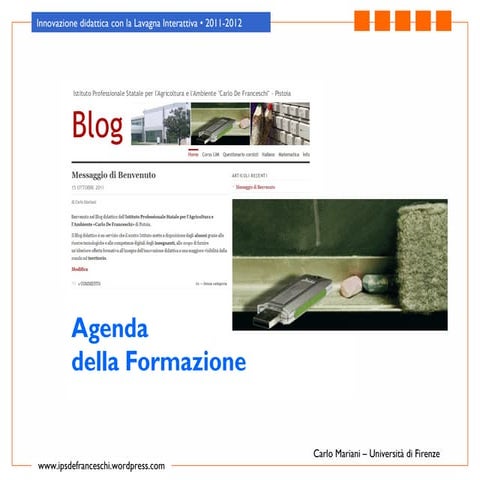 Lezione 1   presentazione corso de franceschi