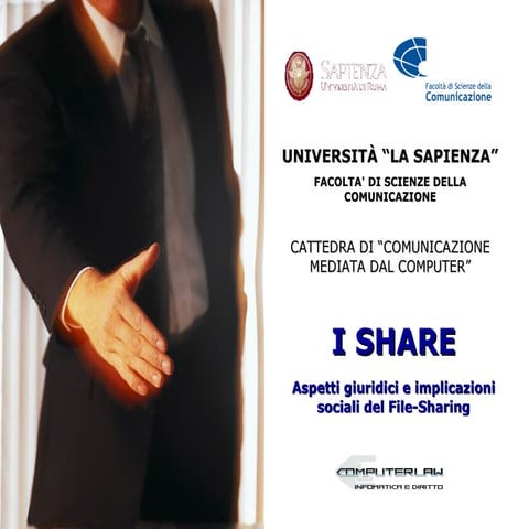 I Share - aspetti giuridici e implicazioni sociali del file-sharing