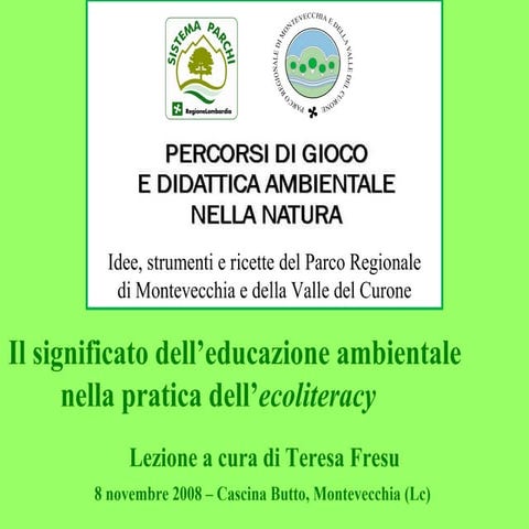 Lezione Ed Ambientale