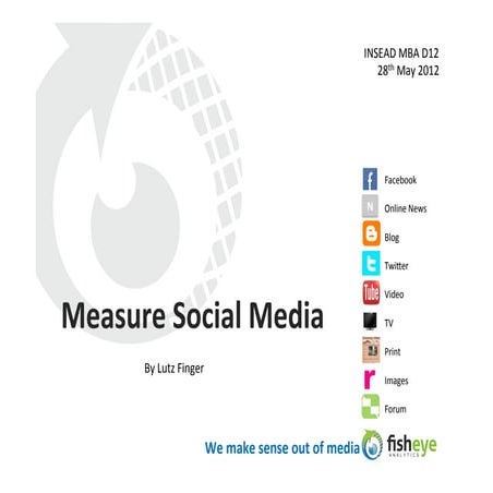 INSEAD MBA class Social Media