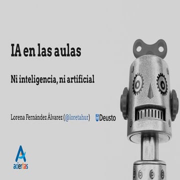 Inteligencia Artificial en las aulas