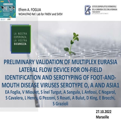 OS20 - A multiplex lateral flow device for on-field identification and ...