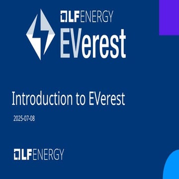 Webinar: Introduction to LF Energy EVerest