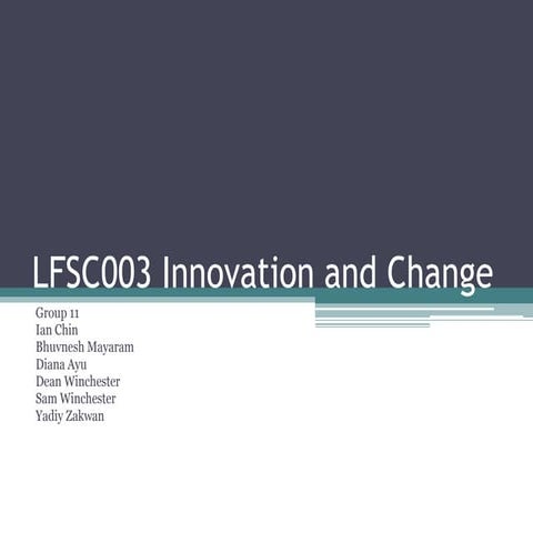 Lfsc003 innovation and change (Updated version)