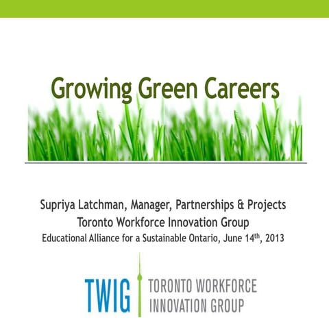 Growing Green Careers