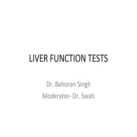 Liver function test
