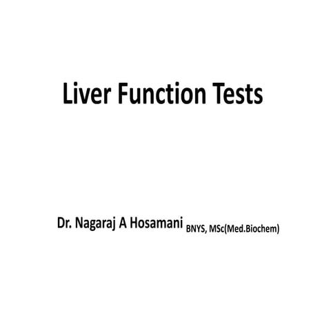 Liver Function Test