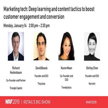 Marketing tech: Deep learning and content tactics to boost customer engagemen...