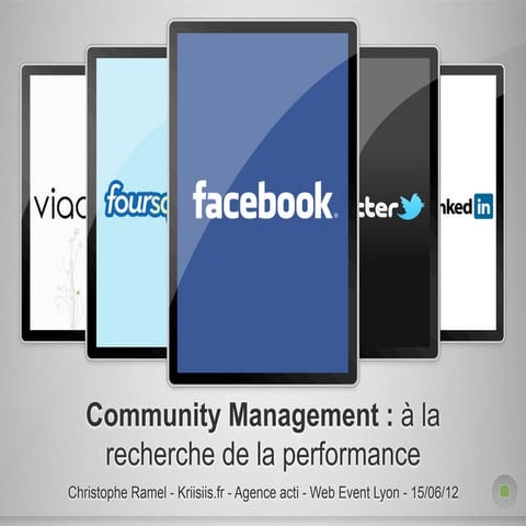 Community Management : à la recherche de la performance