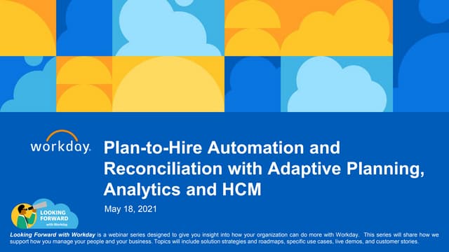 Plan-to-Hire: Automation and Reconciliation 