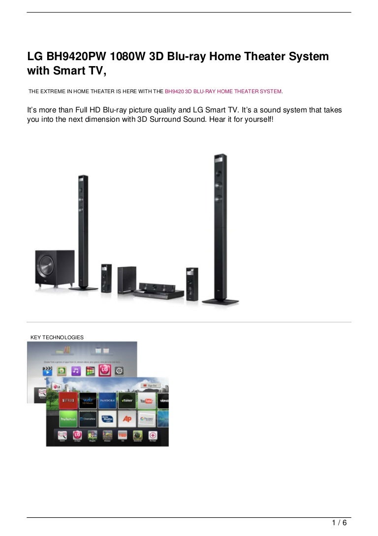 surround sound system for lg smart tv