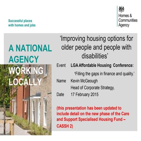 LGA Affordable Housing Conference - CASSH Phase 2