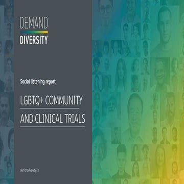 Report: LGBTQ+ Community and Clinical Trials