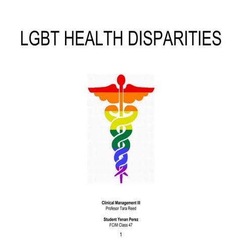 LGBT Health Disparities