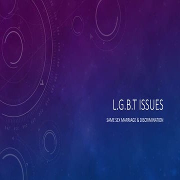 LGBT Issues 