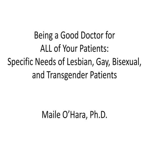 Lgbtq Medical Talk