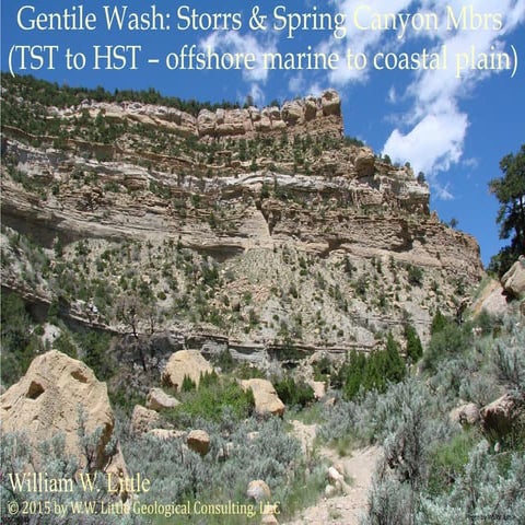 LGC field course in the Book Cliffs, UT: Presentation 5 of 14 (Gentile Wash -...