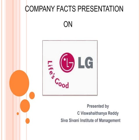 Lg company facts presentation