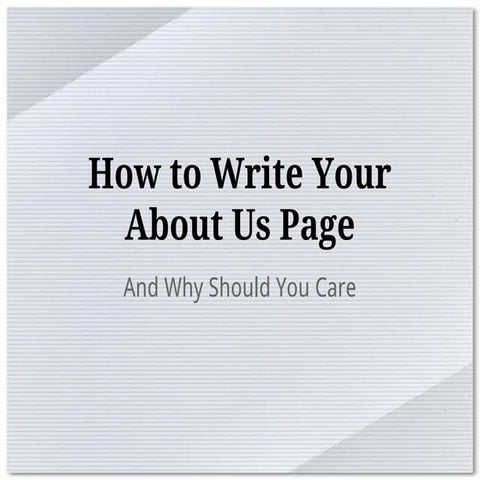 Learn How to Write an Effective About Us Page for Your Business Website ...