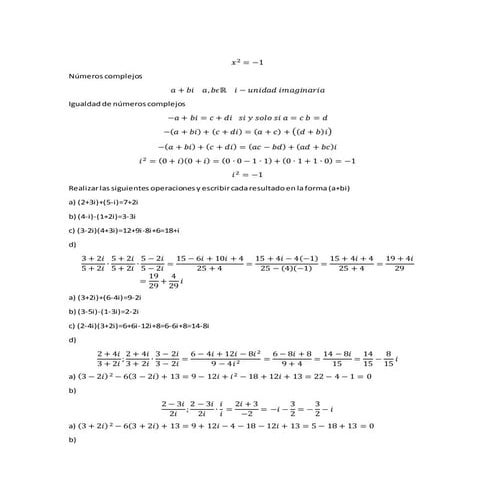 Comprehensive Overview of Complex Numbers, Functions, and Trigonometric ...