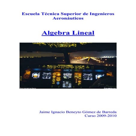 áLgebra lineal   1º politecnica madrid