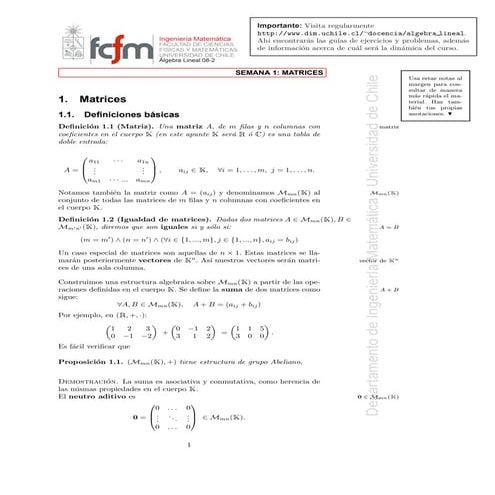 áLgebra lineal [u de chile]