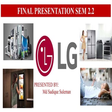 LG ELECTRONICS (REFRIGERATOR SEGMENT)