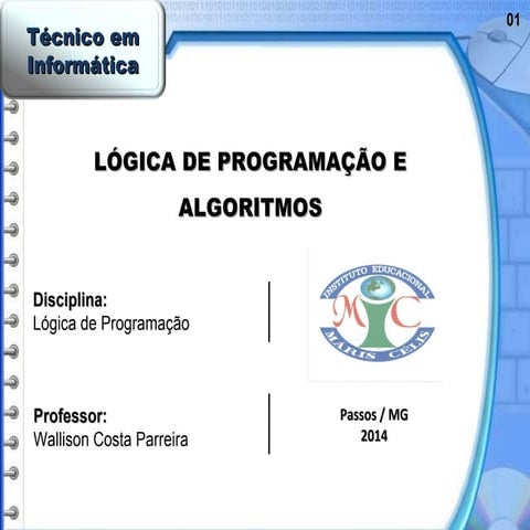 Lógica   parte 2 - Algoritmos